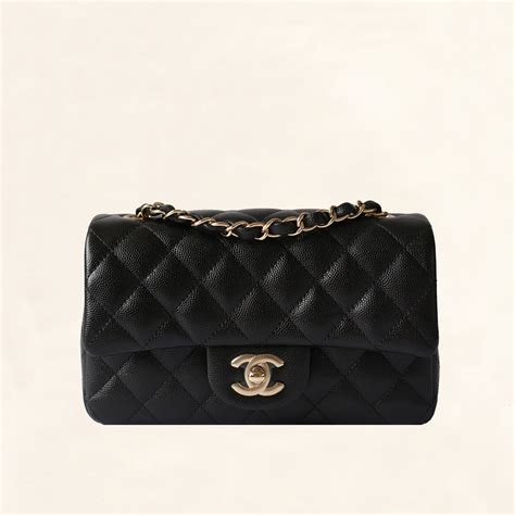 Chanel mini rectangle caviar